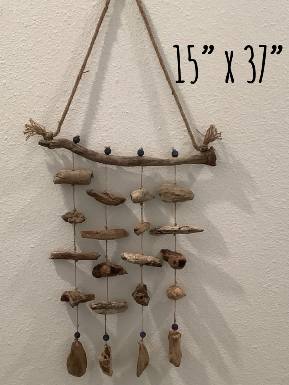 Driftwood Art,  Large Driftwood Wind Chime ,Mobile, Driftwood Coastal Decor